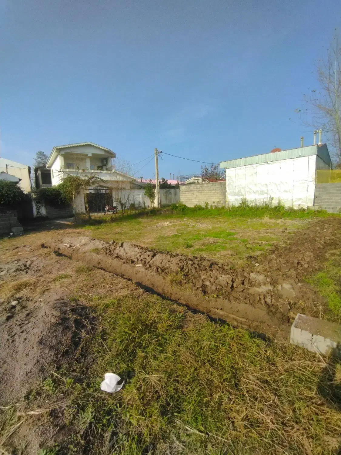 مسکونی جنوبی پروانه ساخت ۹۹متری. زیباکنار|فروش زمین و ملک کلنگی|خشکبیجار, |دیوار