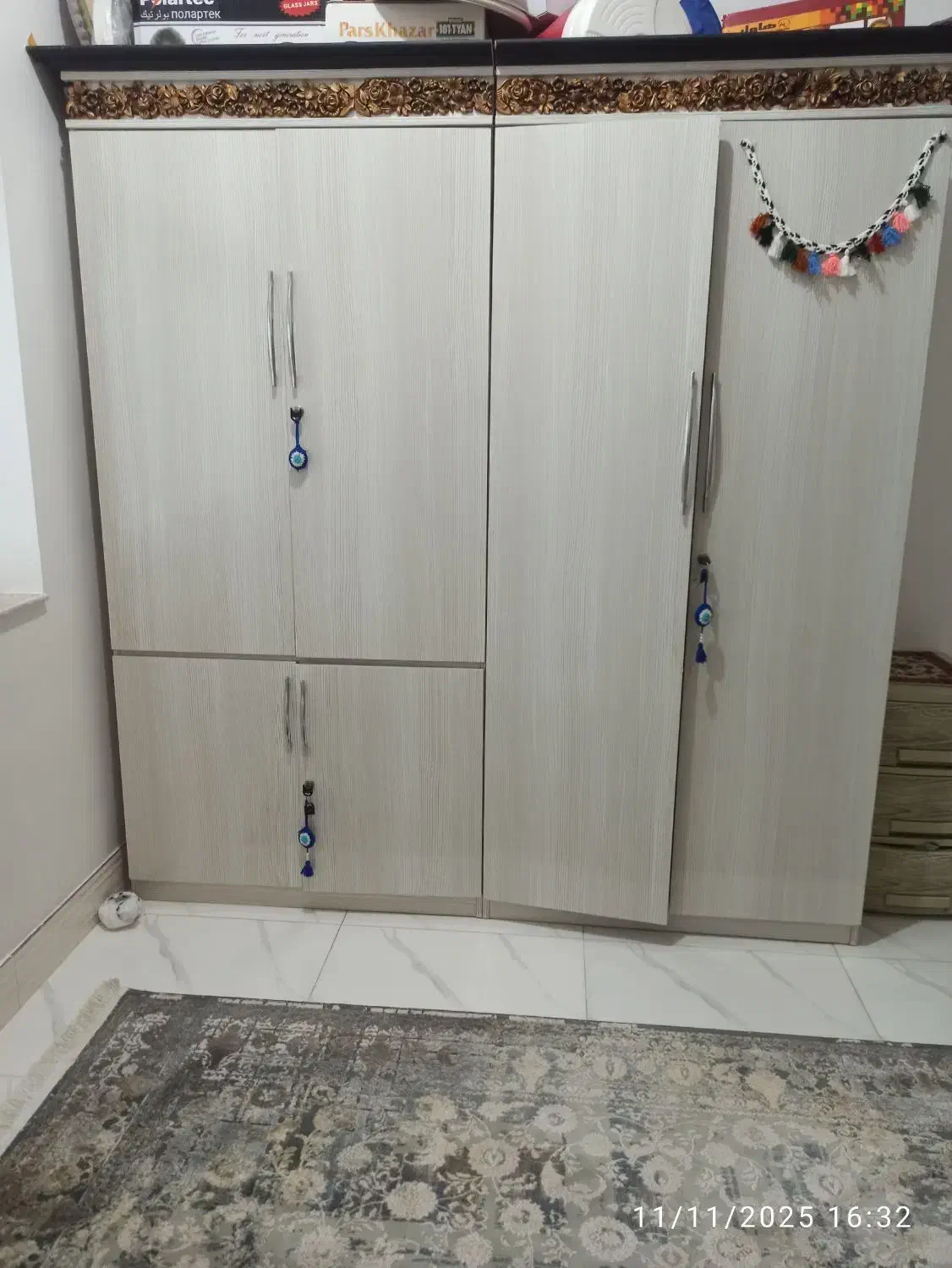 کمد دو تیکه کاملا سالم|جاکفشی، کمد، دراور|گنبد کاووس, |دیوار