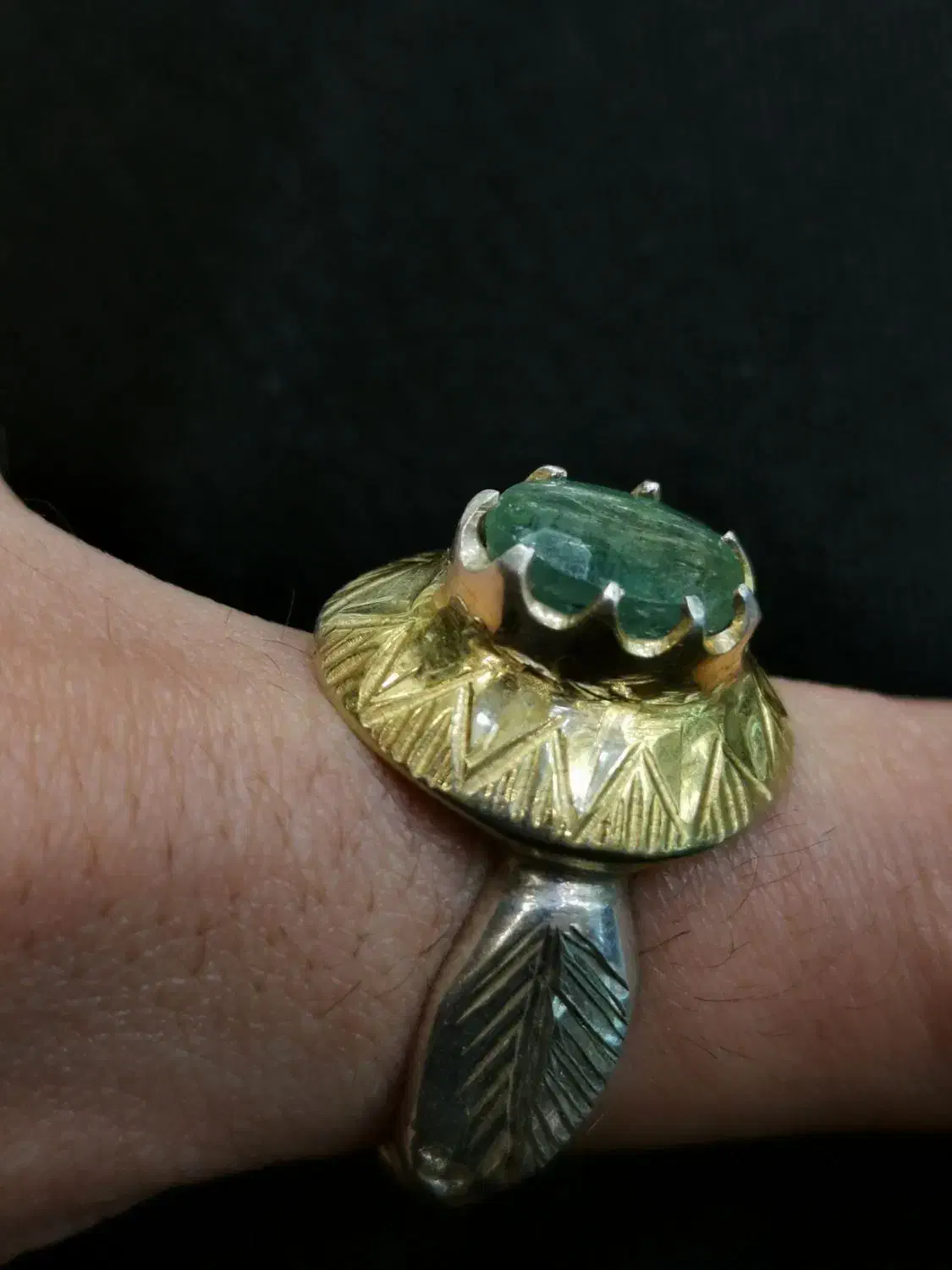 انگشتر زمرد زامبیا|جواهرات|ارومیه, |دیوار