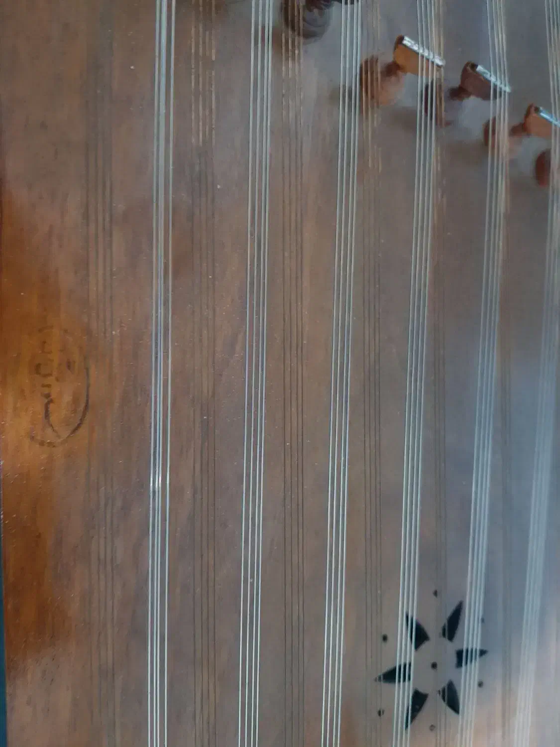 سنتور سه مهر مسعودی آذر نو به همراه متعلقات|سازهای سنتی|اراک, |دیوار