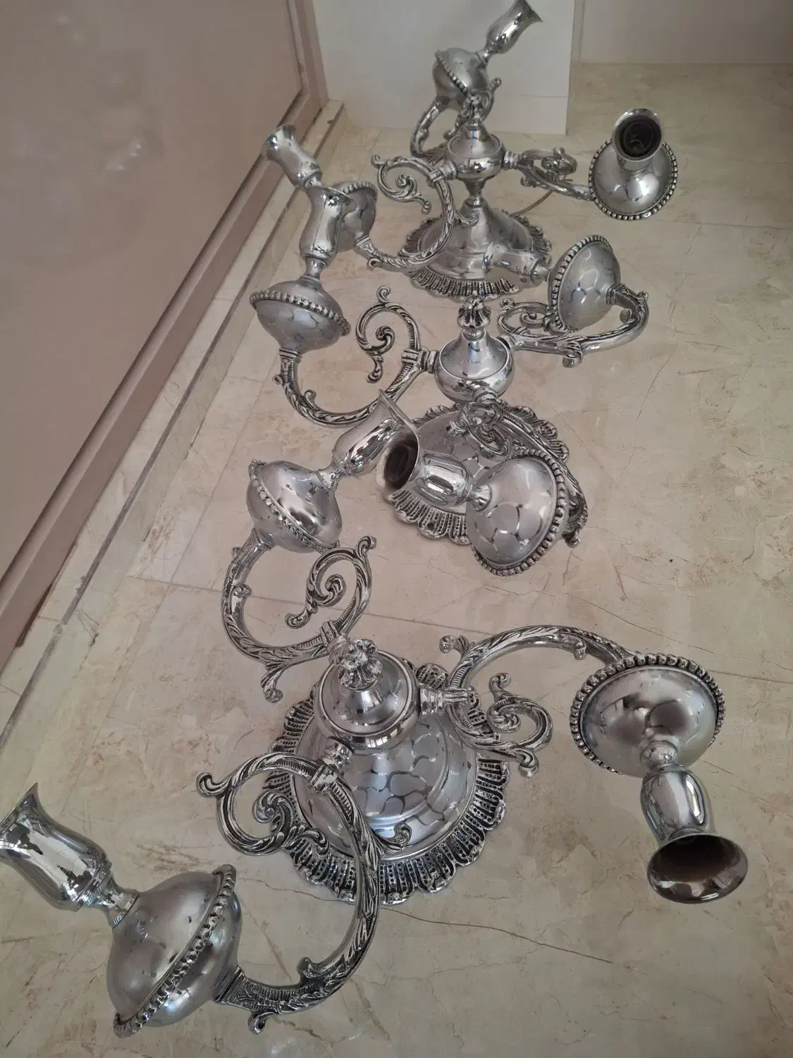 لوستر silver|لوستر و چراغ آویز|مراغه, |دیوار