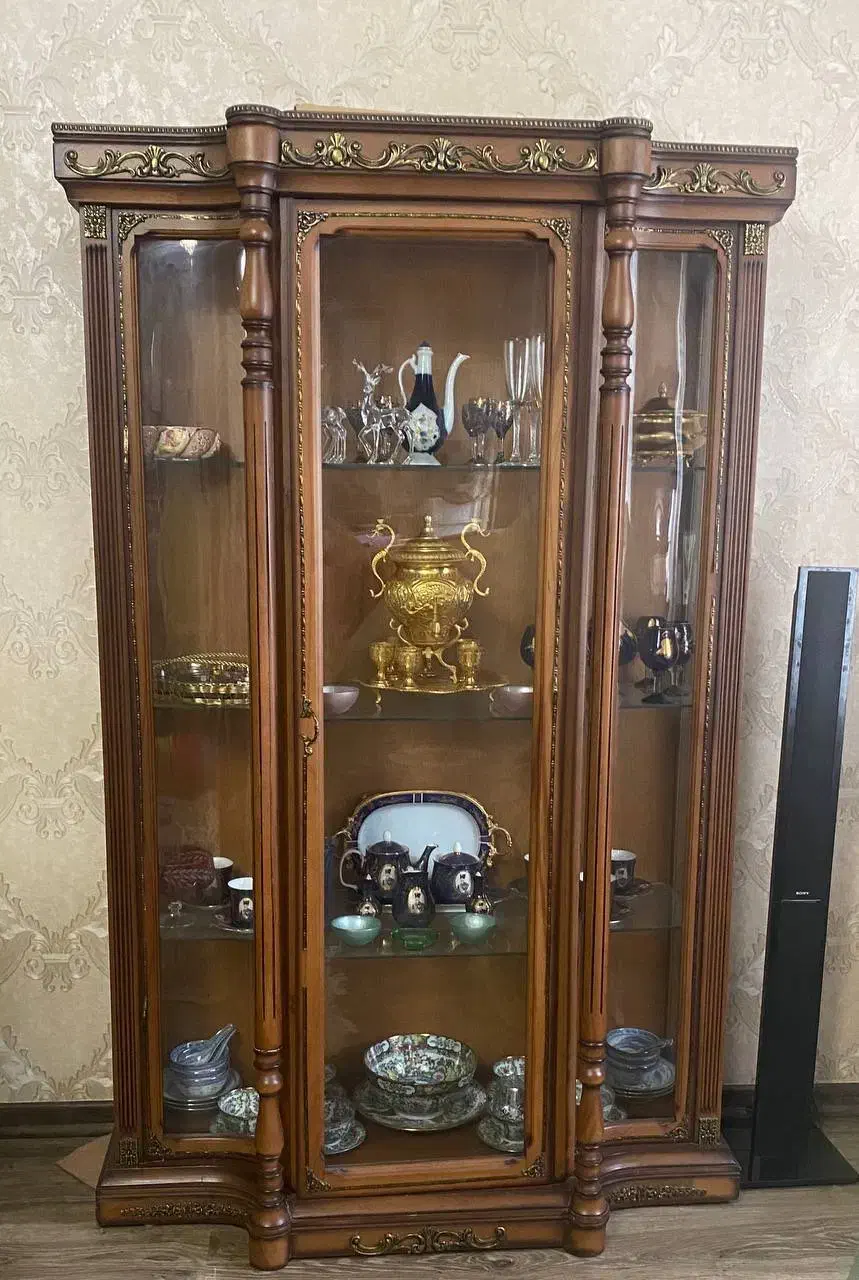 بوفه چوبی کار شده|بوفه، ویترین، کنسول|رشت, دیلمان|دیوار