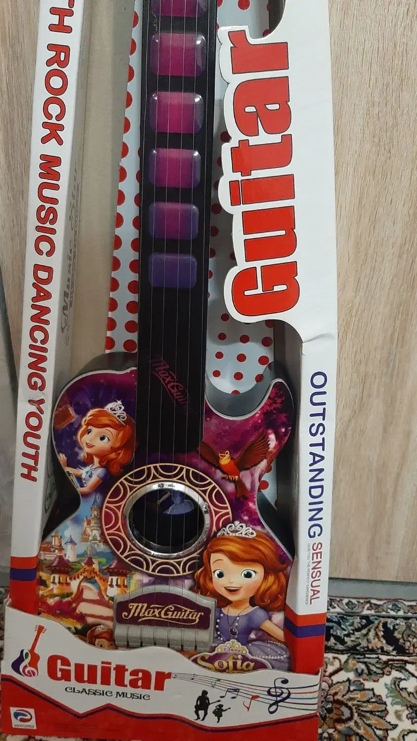 گیتار کودک طرح سوفیا|اسباب‌بازی بچه|مشهد, کوشش|دیوار