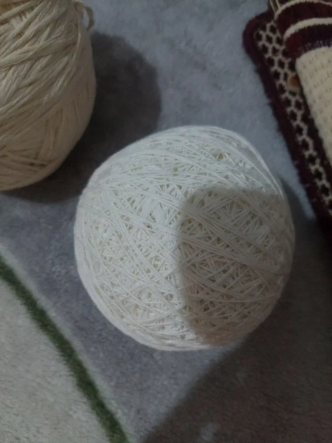 نخ چله و پودکشی تابلو فرش|لوازم خیاطی و بافتنی|نهاوند, |دیوار