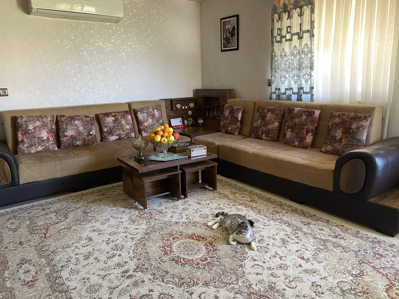 مبل راحتی ۱۴ نفره|مبلمان خانگی و میز عسلی|رشت, فلسطین|دیوار