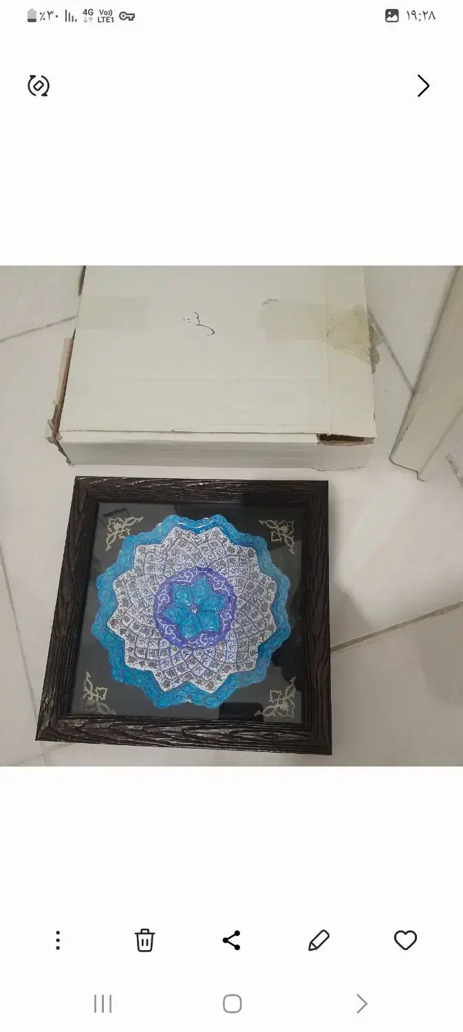 تابلو میناکاری|تابلو، نقاشی، عکس|کرج, مصباح|دیوار