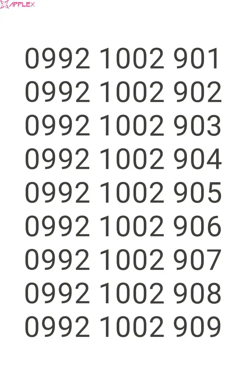 0992.1002.902|سیم‌کارت|تهران, تهرانسر شمالی|دیوار