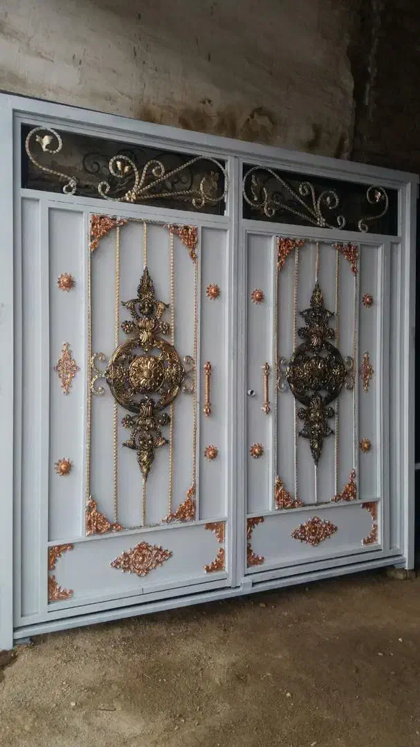 درب آهنی طرح دار ساده|خدمات پیشه و مهارت|پرند, فاز ۳|دیوار