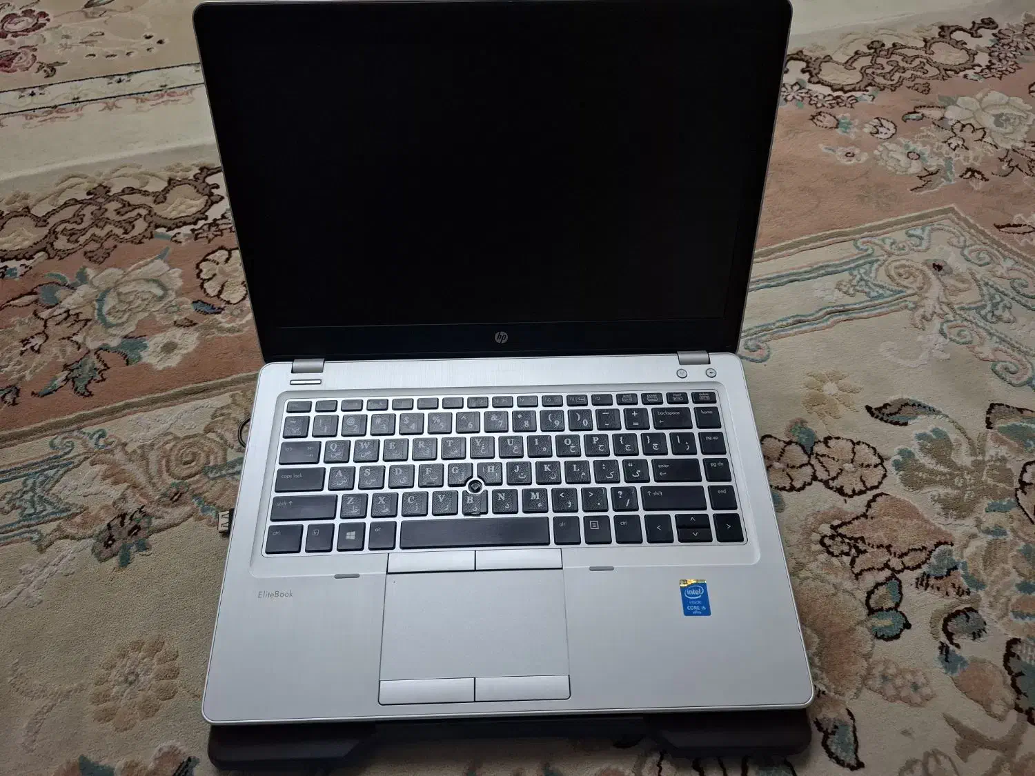 لپتاپ hp به همراه وسایل کاملا سالم|رایانه همراه|زنجان, |دیوار