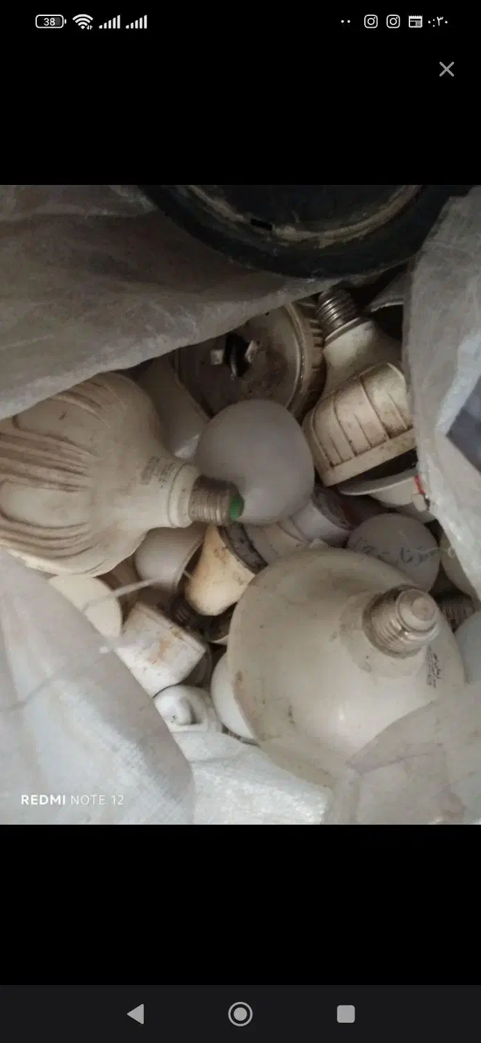 ضایعات لامپ ال ای دی|لامپ و چراغ|چناران, |دیوار