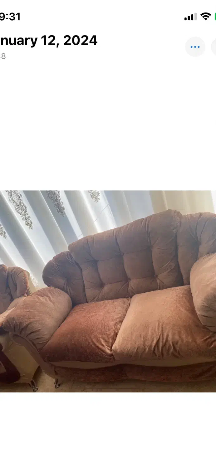 مبلمان راحتی هفت نفره|مبلمان خانگی و میز عسلی|اهر, |دیوار