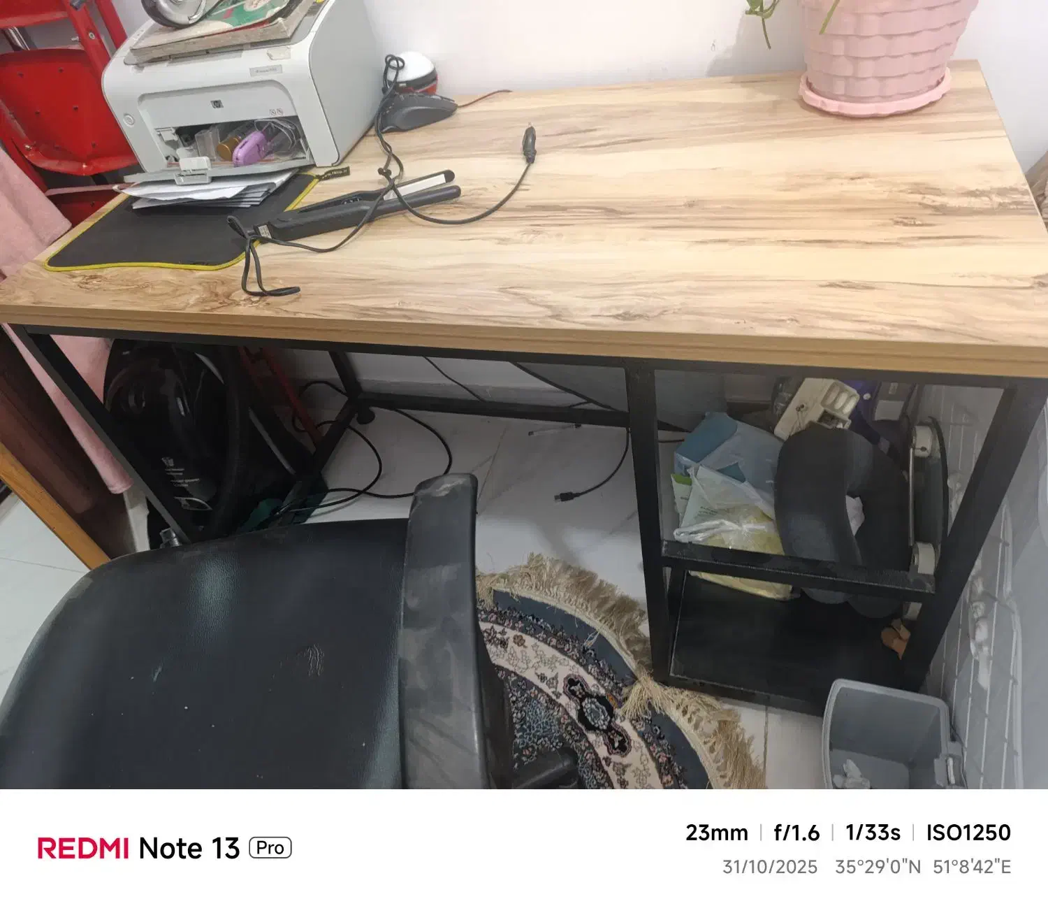 میز چوبی فلز و صندلی|مبلمان اداری|رباط‌کریم, نصیرشهر|دیوار