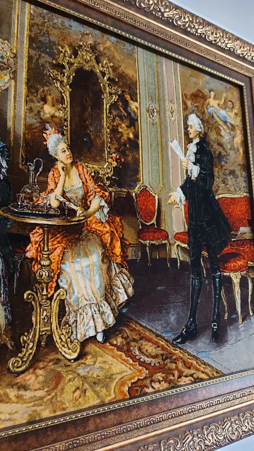 تابلو فرش دستباف شفق تبریز|تابلو فرش|اصفهان, بهارستان|دیوار