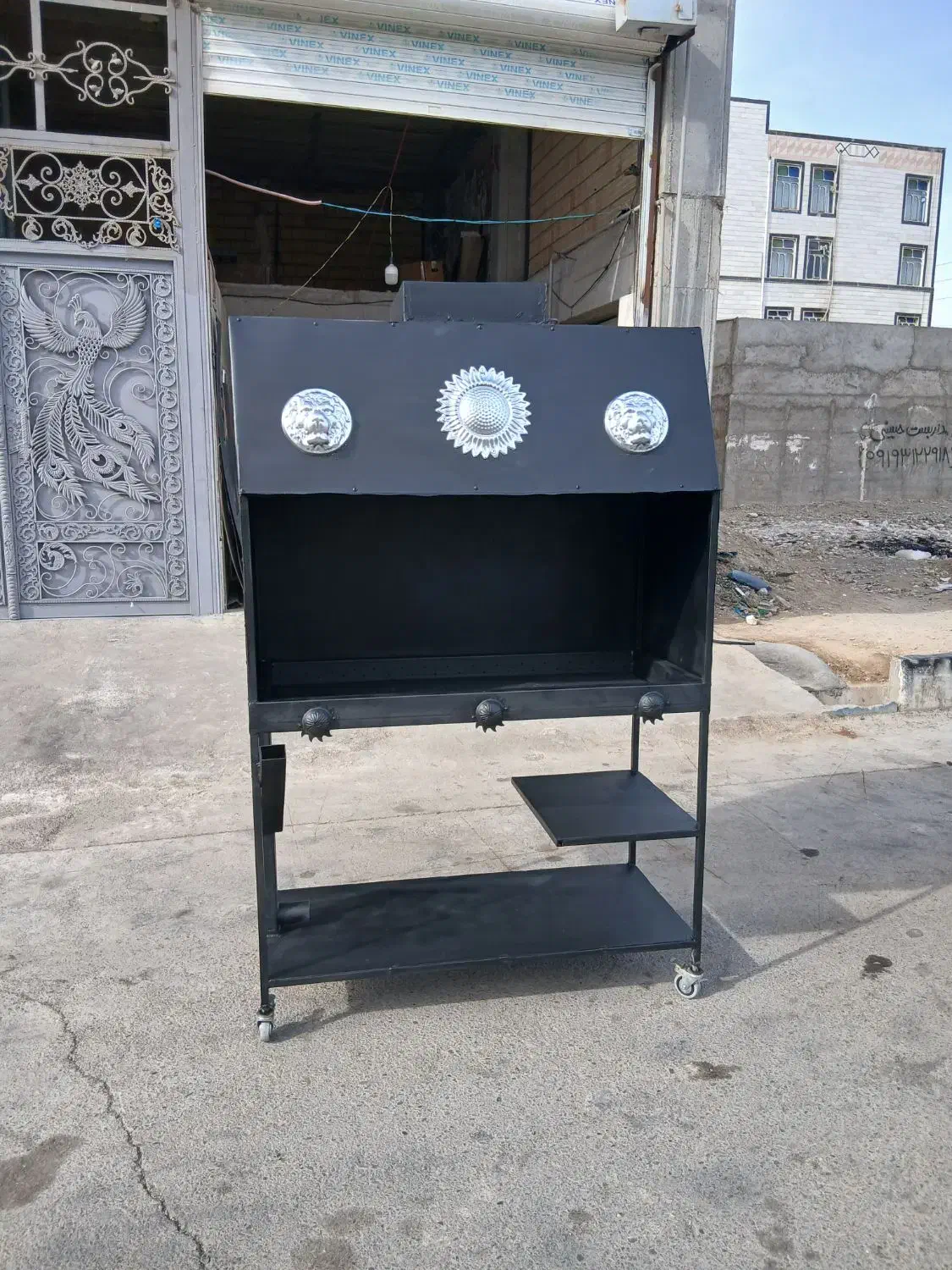 منقل باربیکیو صحرایی|ظروف پخت‌وپز|وحیدیه, |دیوار