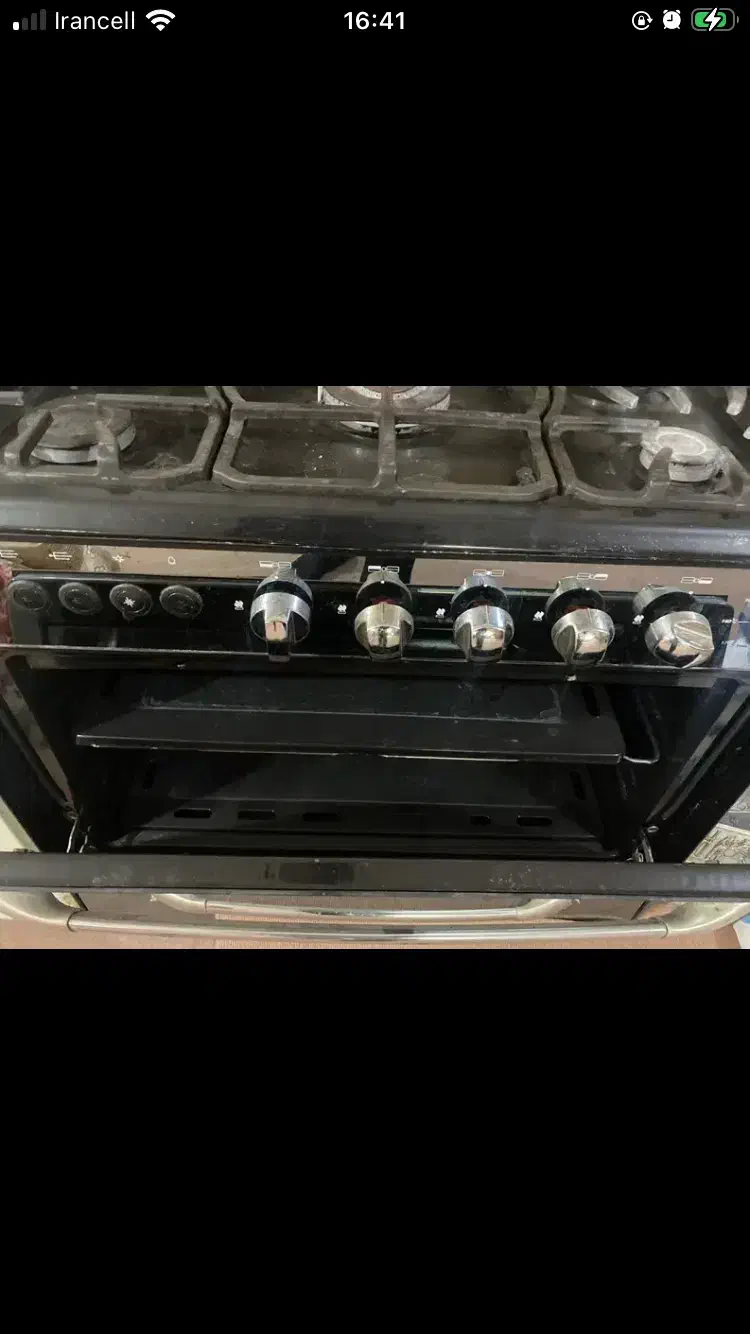 اجاق گاز پنج شعله فر دار|اجاق گاز و لوازم برقی پختوپز|گلپایگان, |دیوار