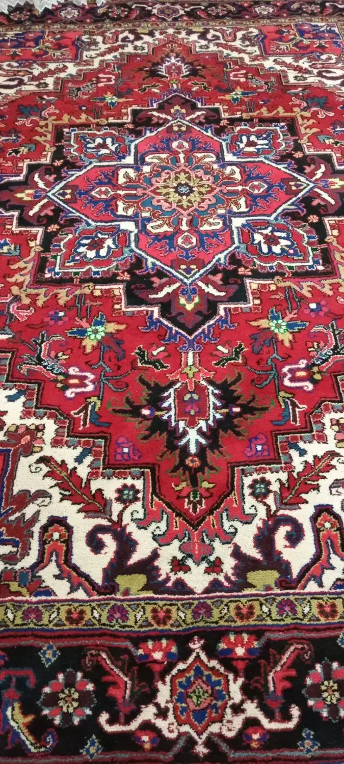 فرش هریس تاجری جفت ۹متری|فرش|باسمنج, |دیوار