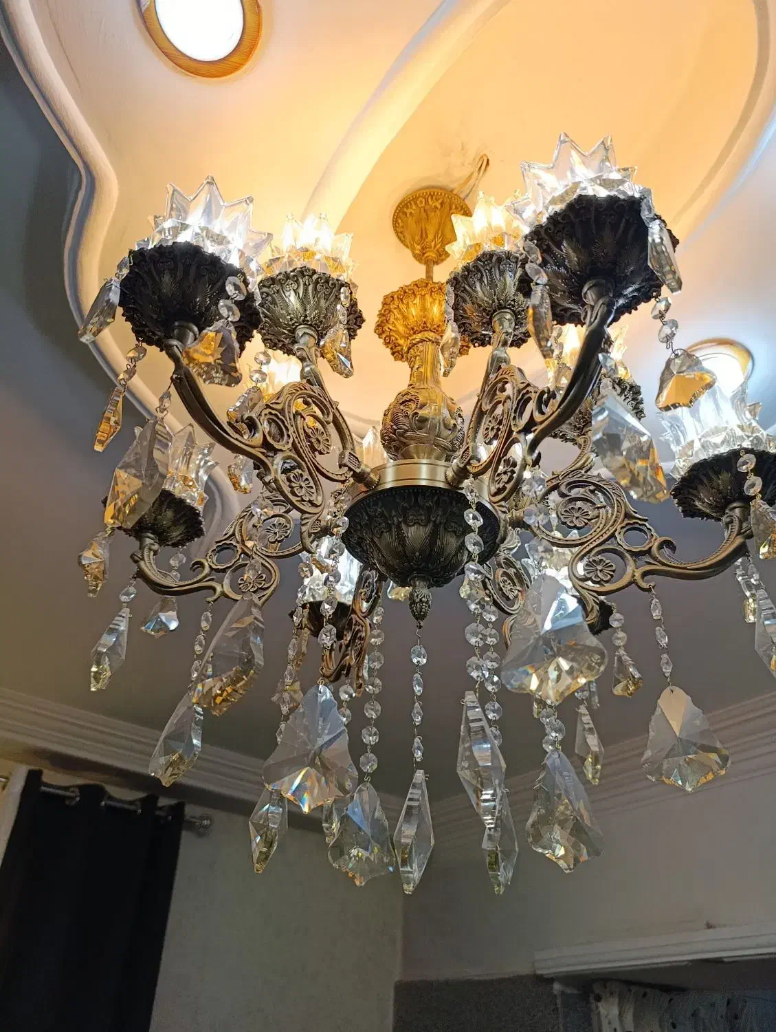 لوستر|لوستر و چراغ آویز|هشتگرد, شهرک بعثت|دیوار