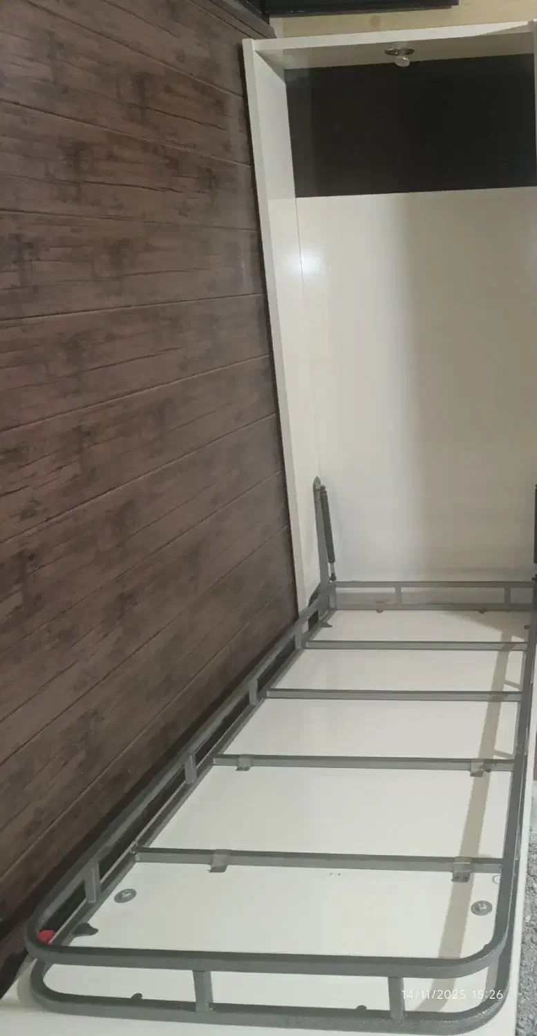 تخت تاشو یک نفره|تخت و سرویس خواب|طرقبه, |دیوار