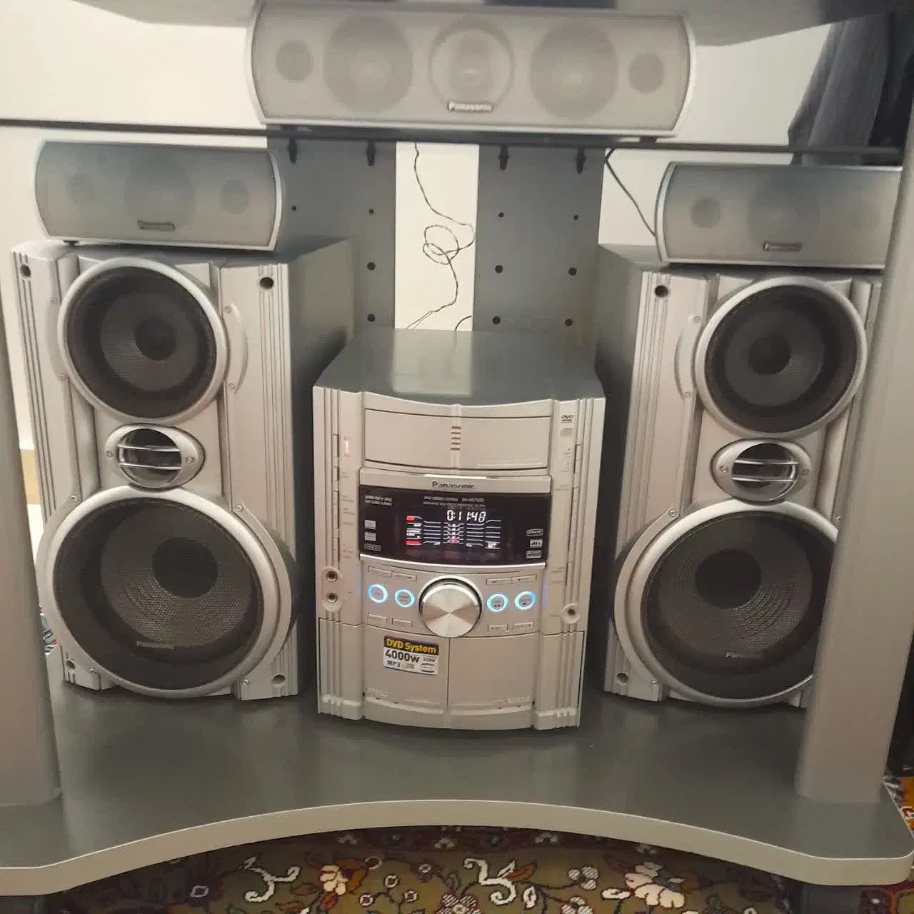 سیستم صوتی و تصویری 5سی دی و دی وی دی پاناسونیک|سیستم صوتی خانگی|تهران, شهرک آزادی|دیوار