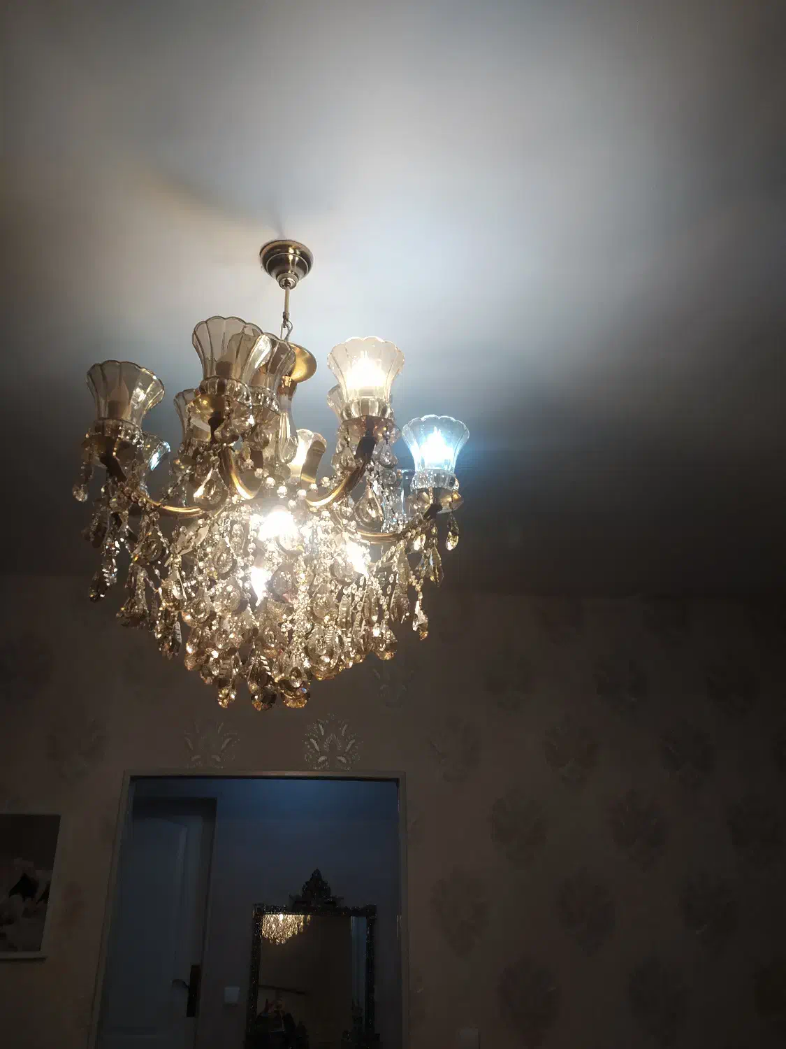 لوستر|لوستر و چراغ آویز|چمران, |دیوار