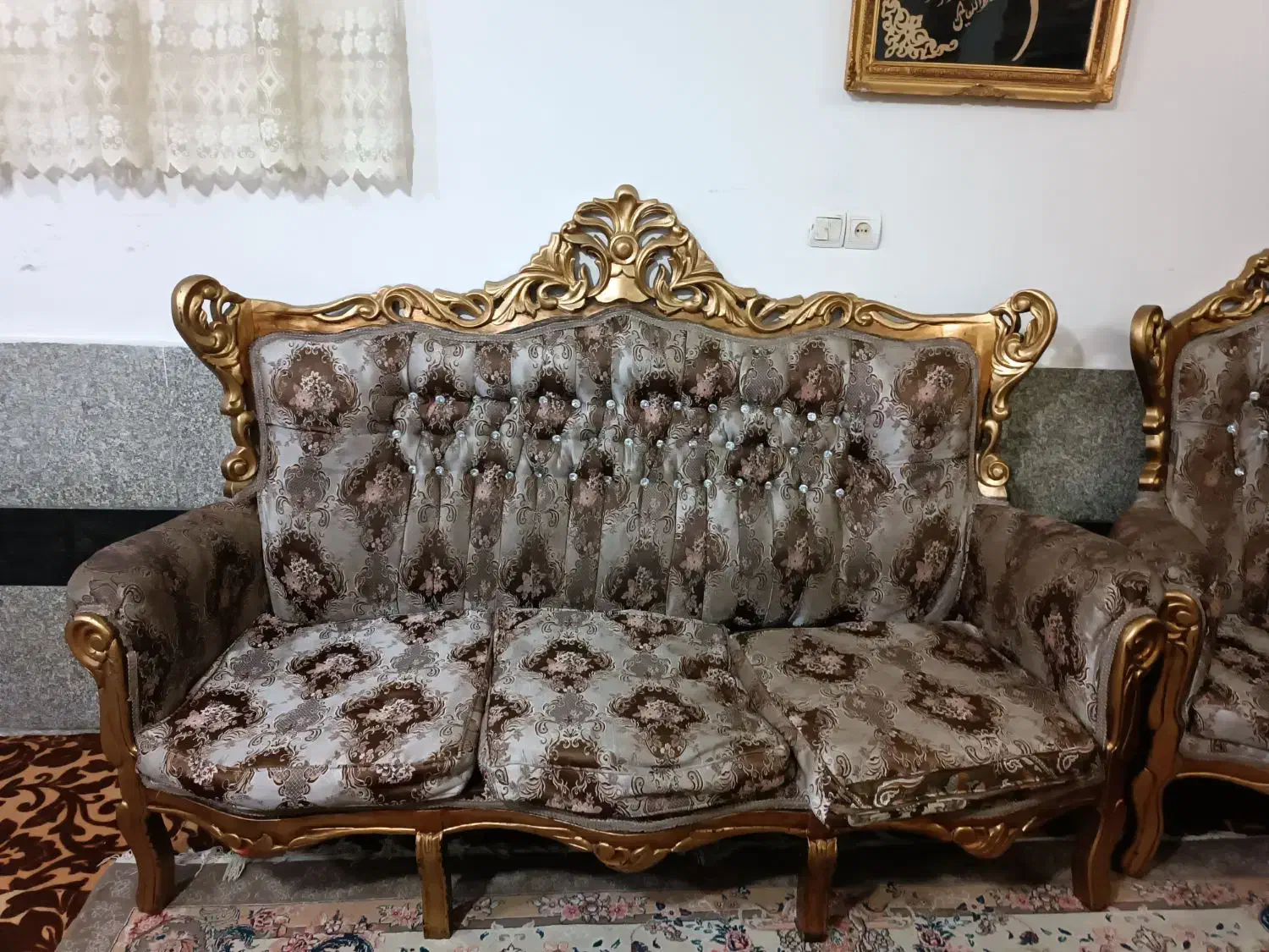 مبل سلطنتی|مبلمان خانگی و میز عسلی|بروجرد, |دیوار