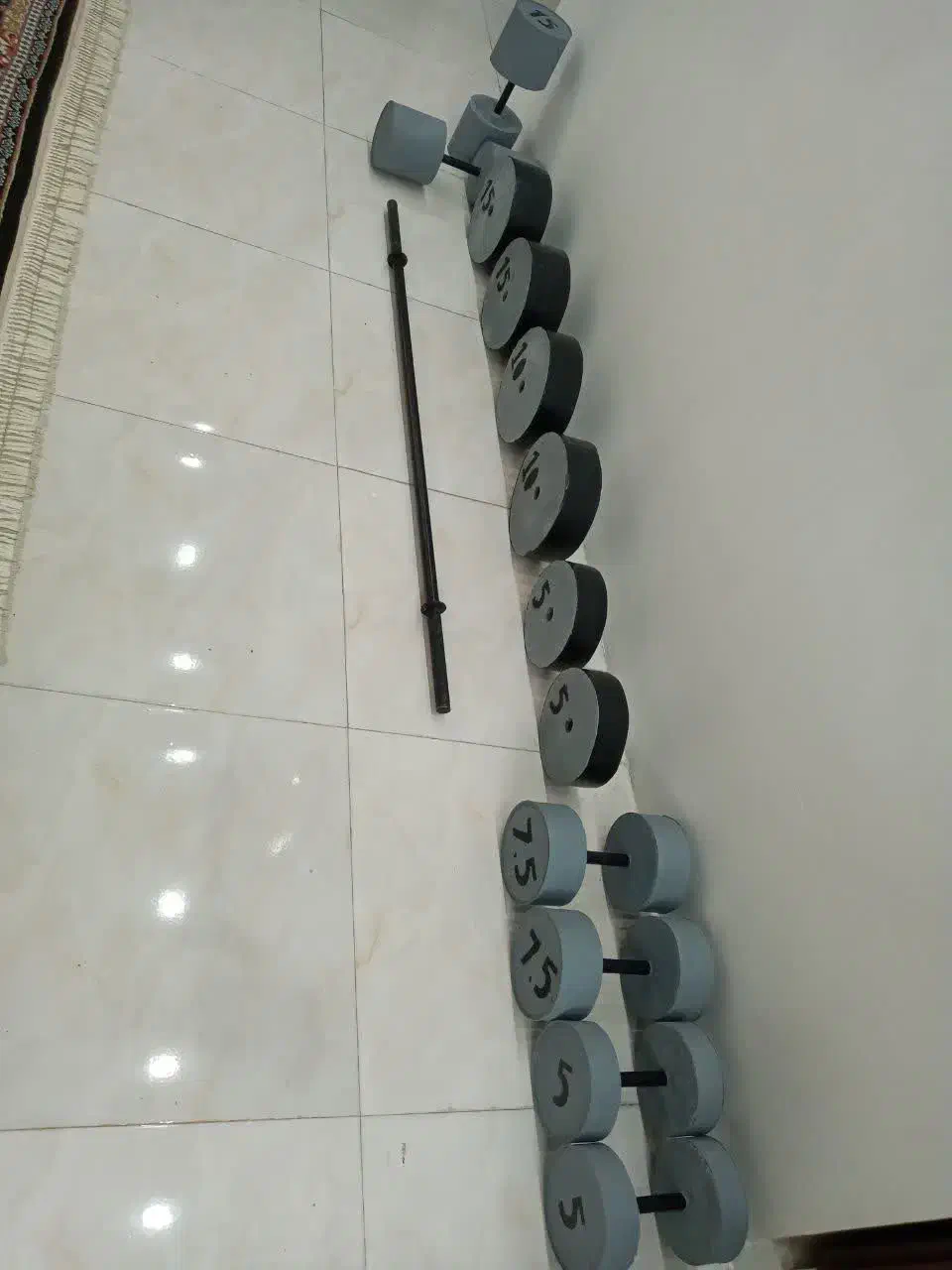 دمبل بتنی|تجهیزات ورزشی|بابل, |دیوار