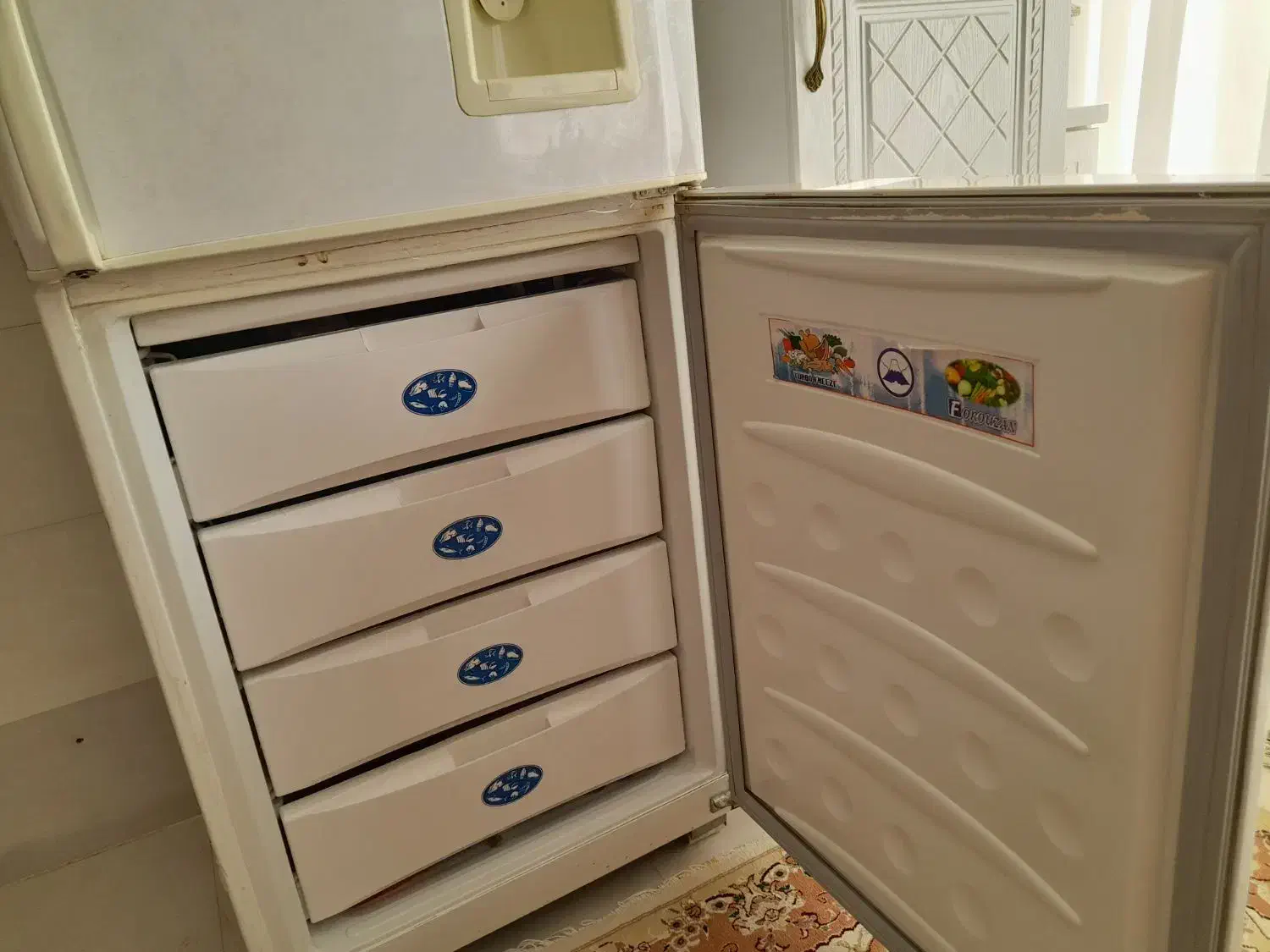 باسلام یخچال سالم سفید رنگ|یخچال و فریزر|نظرآباد, نظرآباد|دیوار