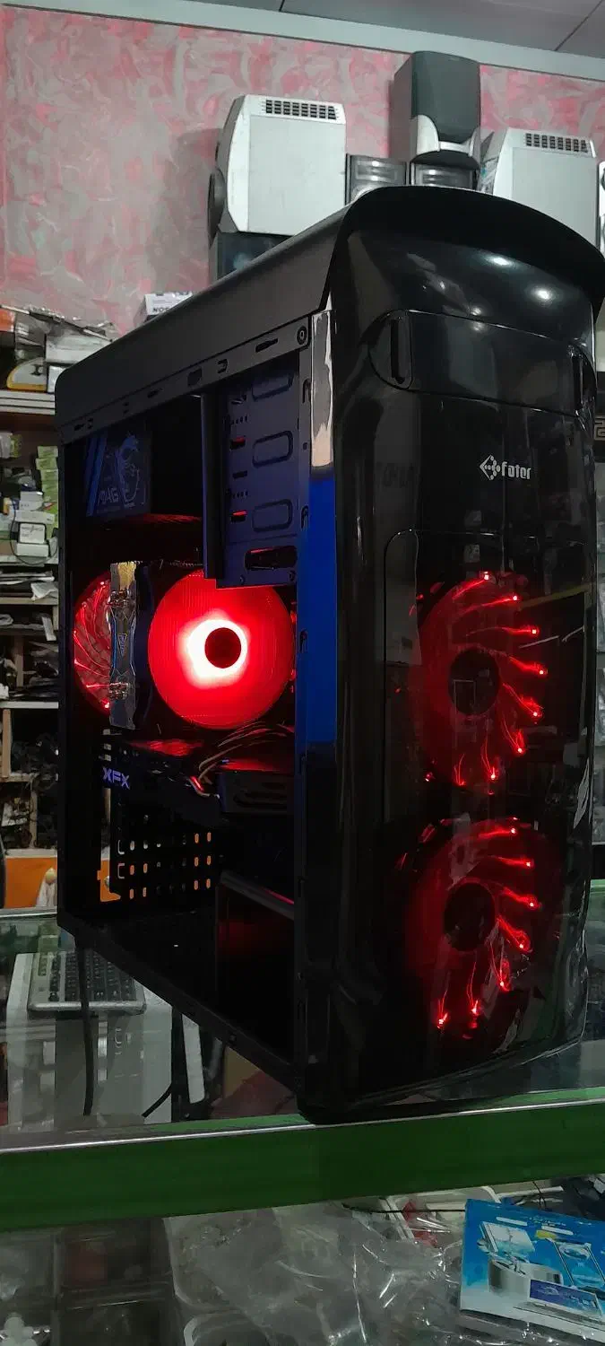 کیس گیمینگ و رندرینگ نسل۱۲ رم ۱۶گرافیک ۸گیگ|رایانه رومیزی|قم, عمار یاسر|دیوار