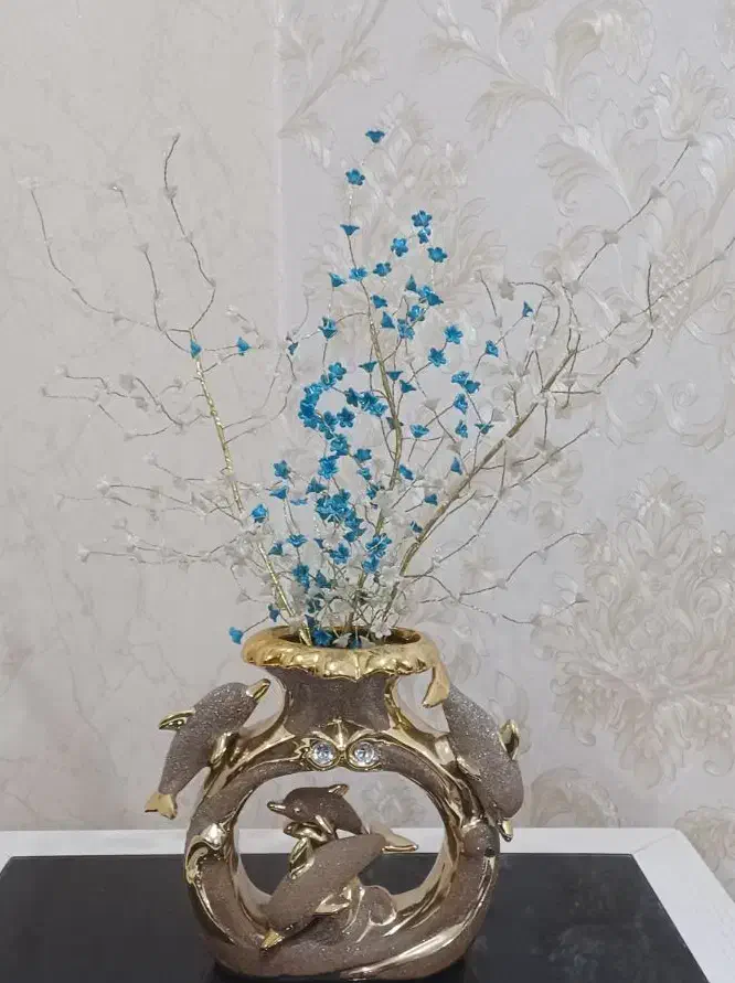 گلدان طلایی|صنایع دستی و سایر لوازم تزئینی|اهواز, فاز ۱ پادادشهر|دیوار