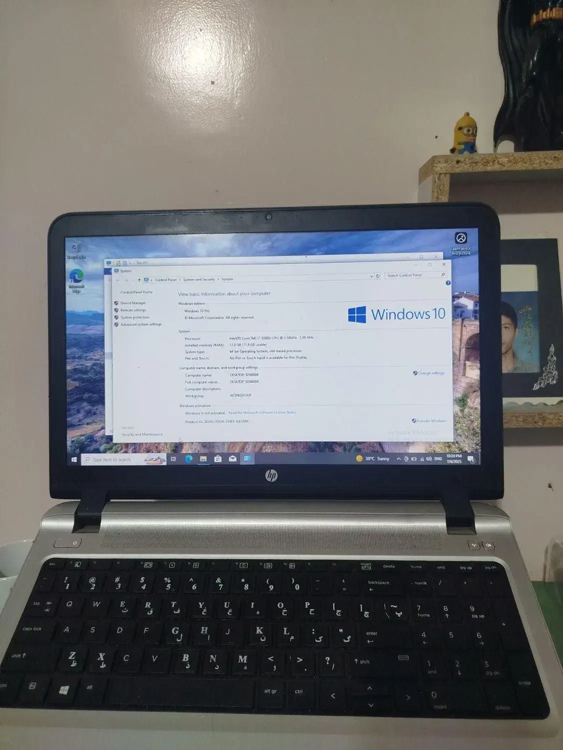 لپتاب corei7 hp نسل 6|رایانه همراه|تهران, سلسبیل جنوبی|دیوار
