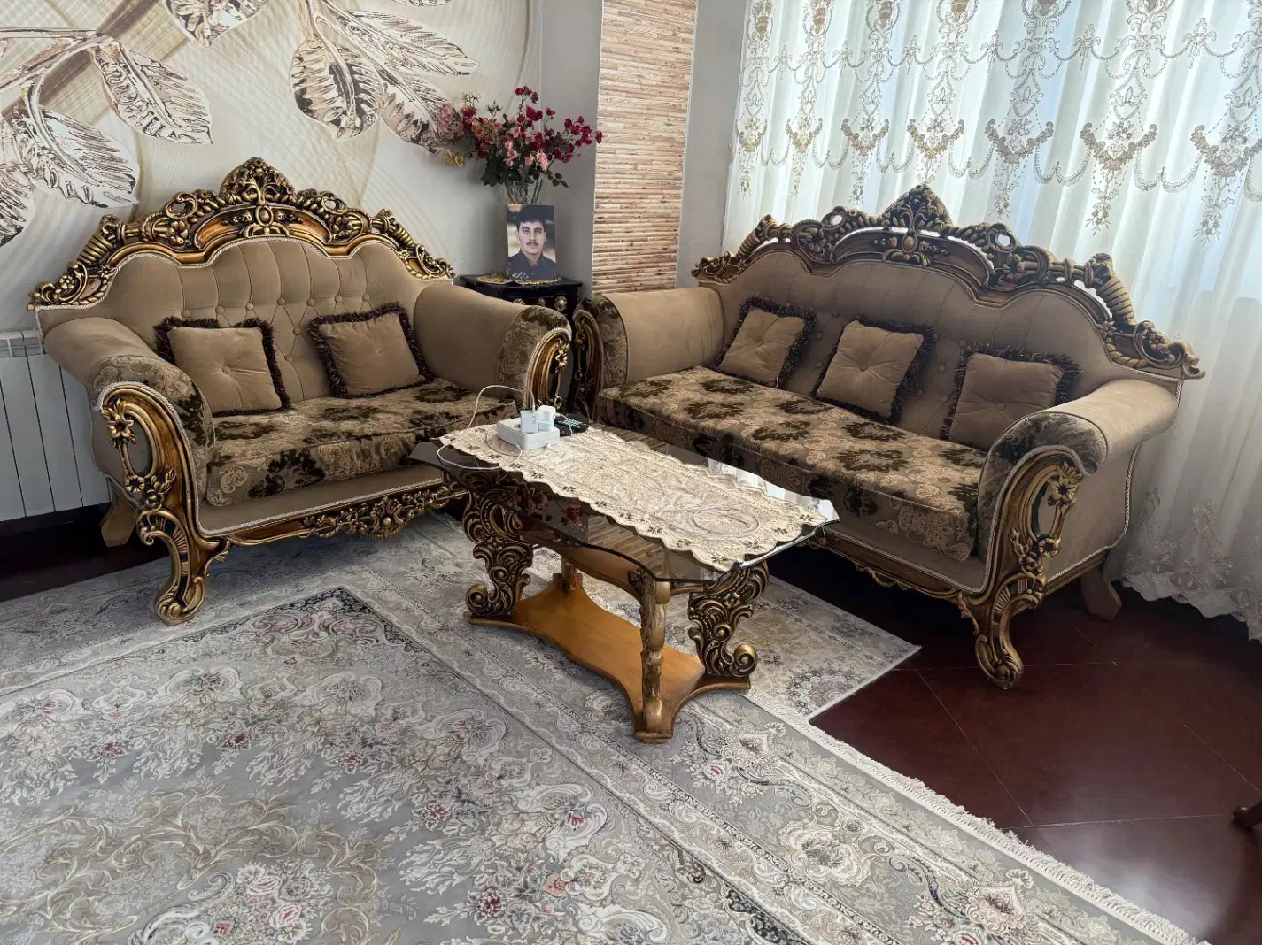مبل ۱۲ نفری برای فروش ولی قیمت ۱۵ میلون|مبلمان خانگی و میز عسلی|بوکان, |دیوار