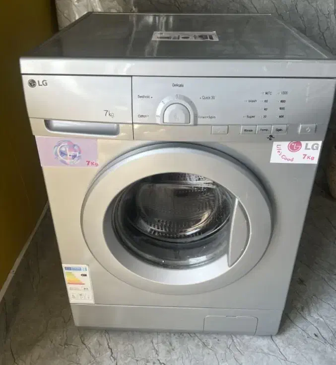 لباسشویی الجی ۷ کیلویی کارکرده اصل کره مدلwq3090|ماشین لباسشویی و خشک‌کن لباس|تهران, آرژانتین|دیوار