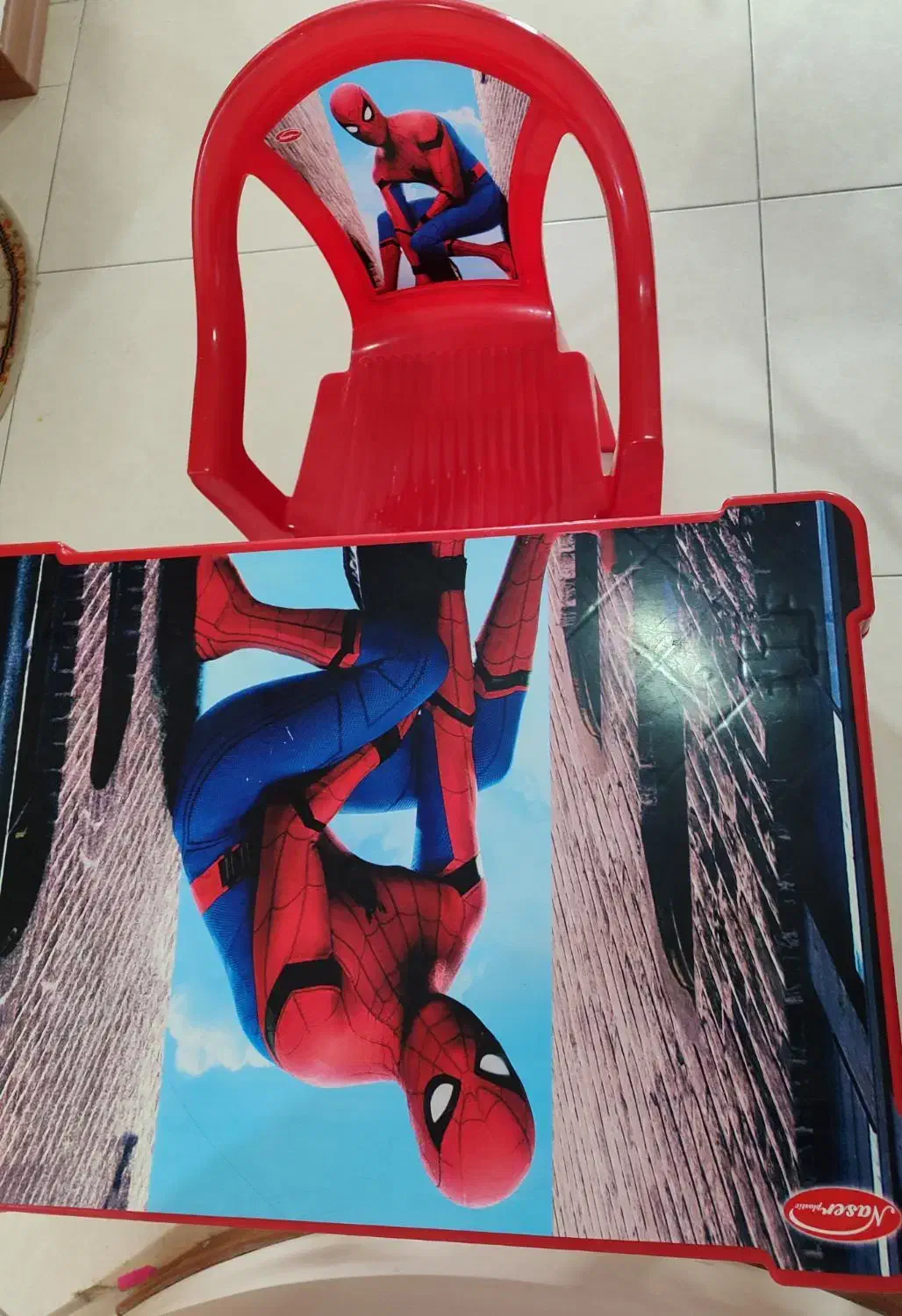 میز و صندلی پلاستیکی تاشو اسپایدر من برند ناصر|میز تحریر و کامپیوتر|اصفهان, رزمندگان|دیوار