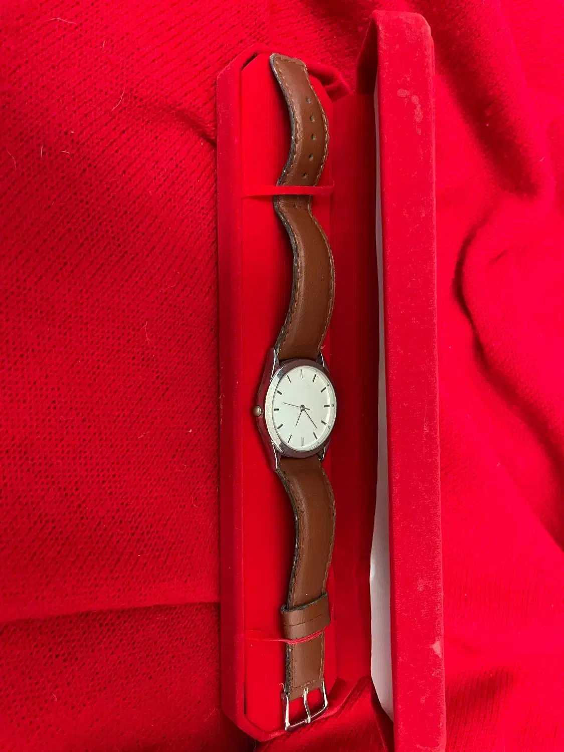 ساعت کلاسیک رگاواچ مینیمال با بند چرم طبیعی|ساعت|کرمان, |دیوار