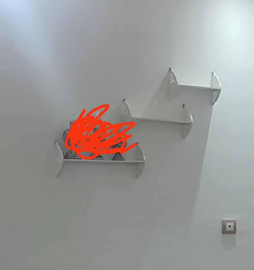 شلف سفید pvc|کتابخانه، شلف، قفسههای دیواری|خرمآباد, |دیوار