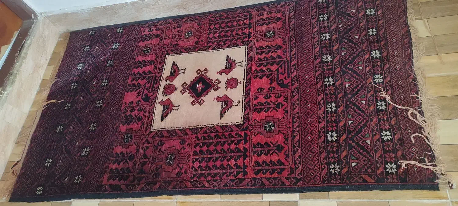 قالیچه ۴ متری دستباف|فرش|مشهد, سپاد|دیوار