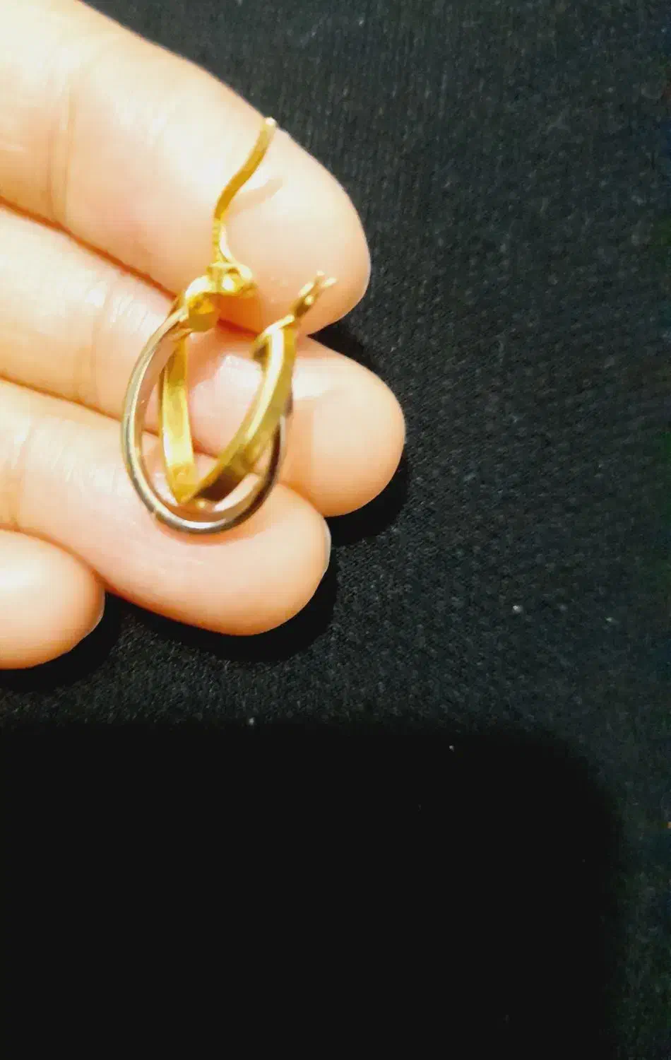 گوشواره طلا با فاکتور|جواهرات|ساوه, |دیوار