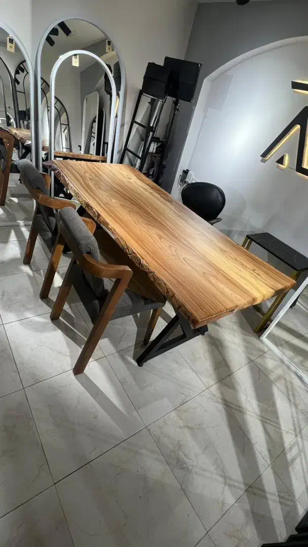 میز ناهارخوری چوب جنگلی|میز و صندلی غذاخوری|بابل, |دیوار