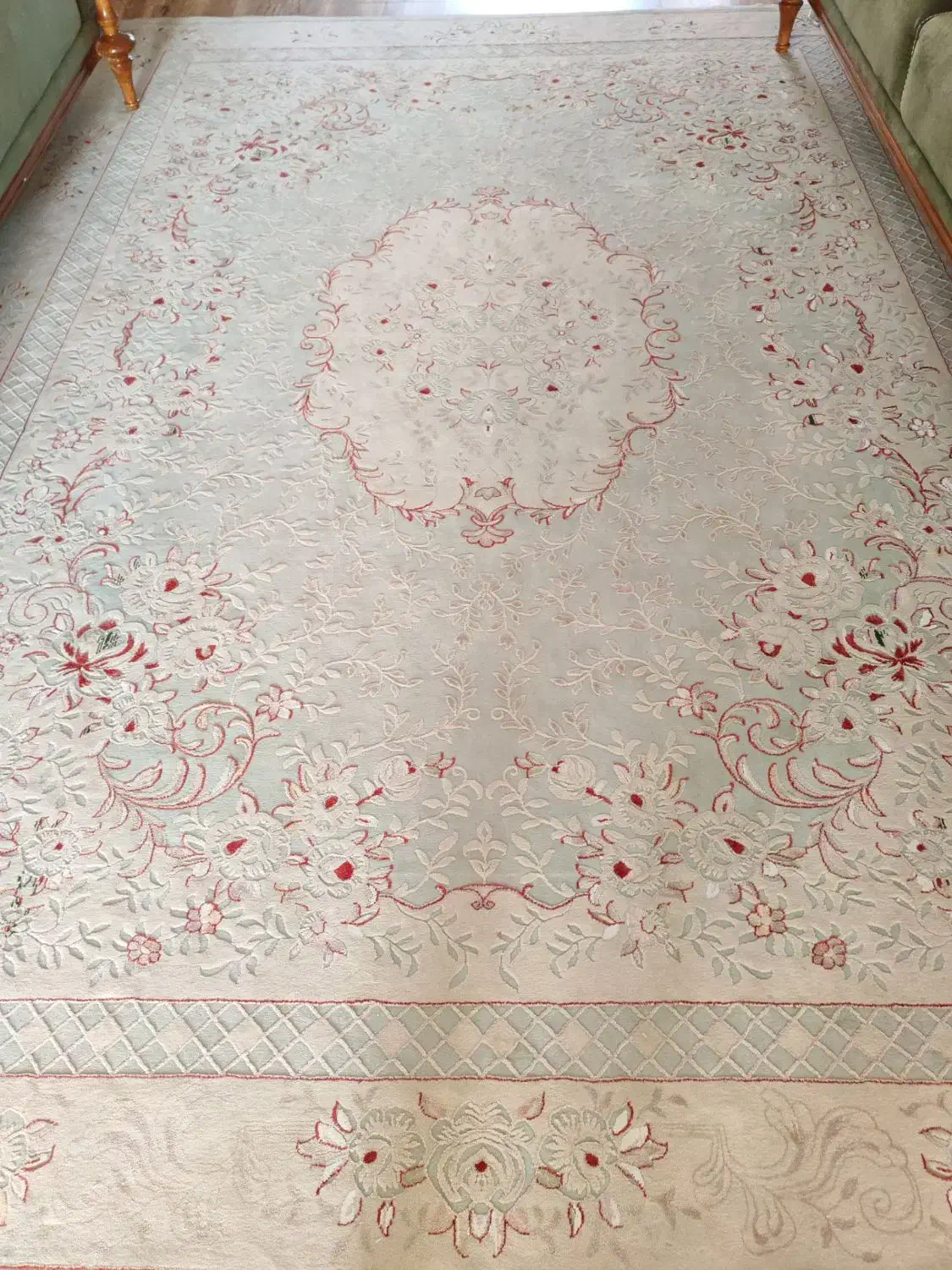 فروش ۲ عدد فرش ۹متری گل برجسته|فرش|فردوسیه, |دیوار