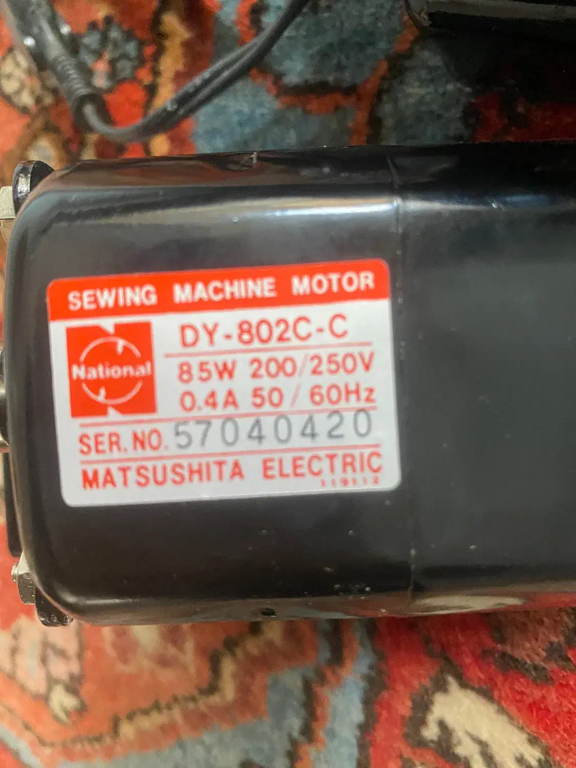 دینام چرخ خیاطی و پدال ،ژاپنی|چرخ خیاطی و ریسندگی|نهاوند, |دیوار