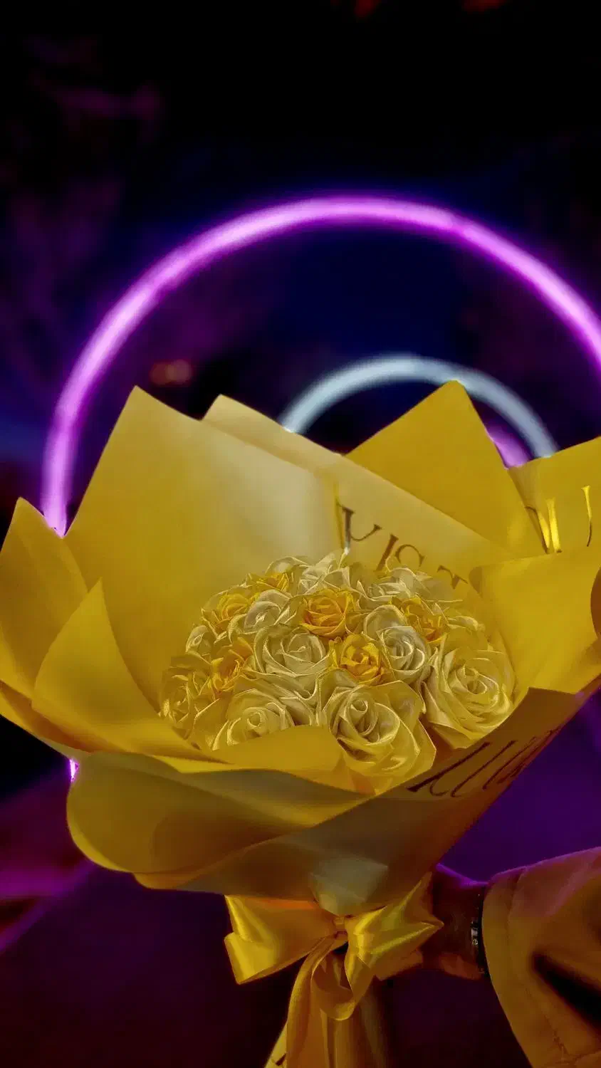 گل روبانی دستساز|گل مصنوعی|اردبیل, |دیوار