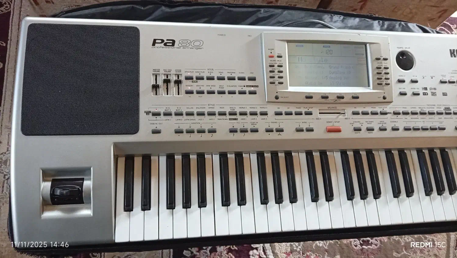 ارگ pa80|پیانو، کیبورد، آکاردئون|سنگر, |دیوار