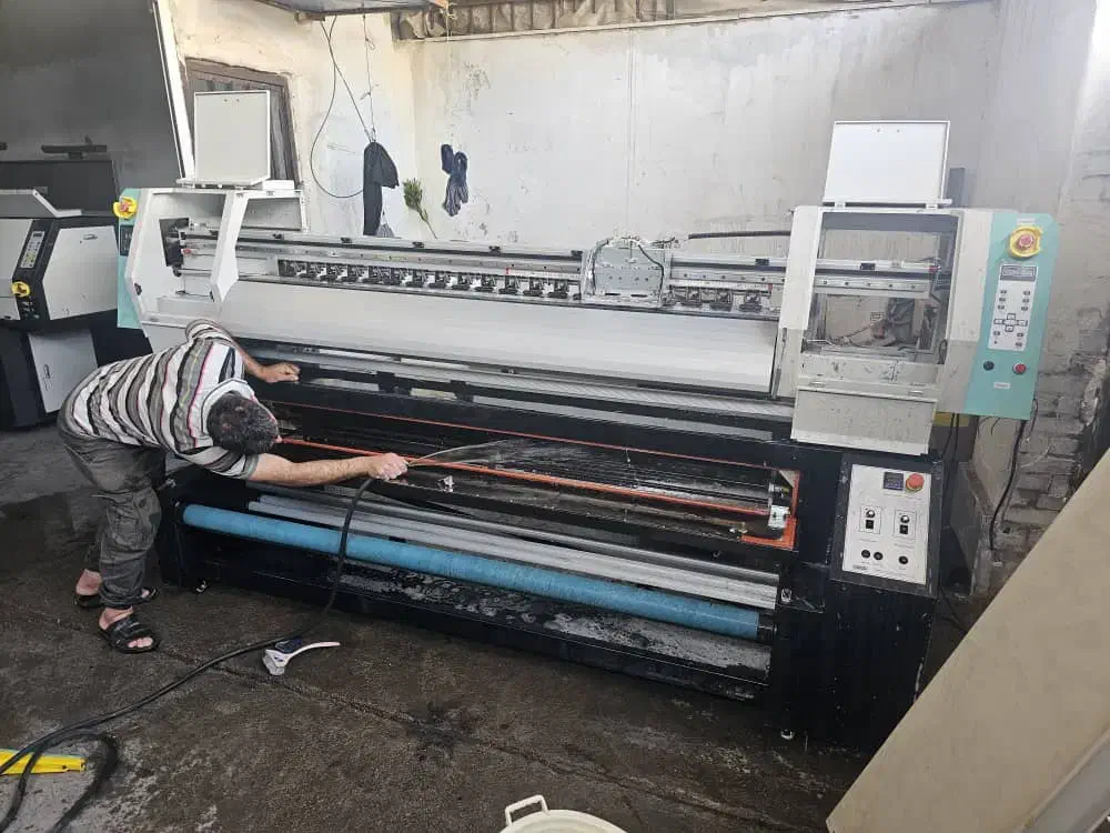 دستگاه سابلیمیشن چاپ پرچم مستقیم i1600 i3200 کلندر|پرینتر، اسکنر، کپی، فکس|قیامدشت - خاورشهر, |دیوار