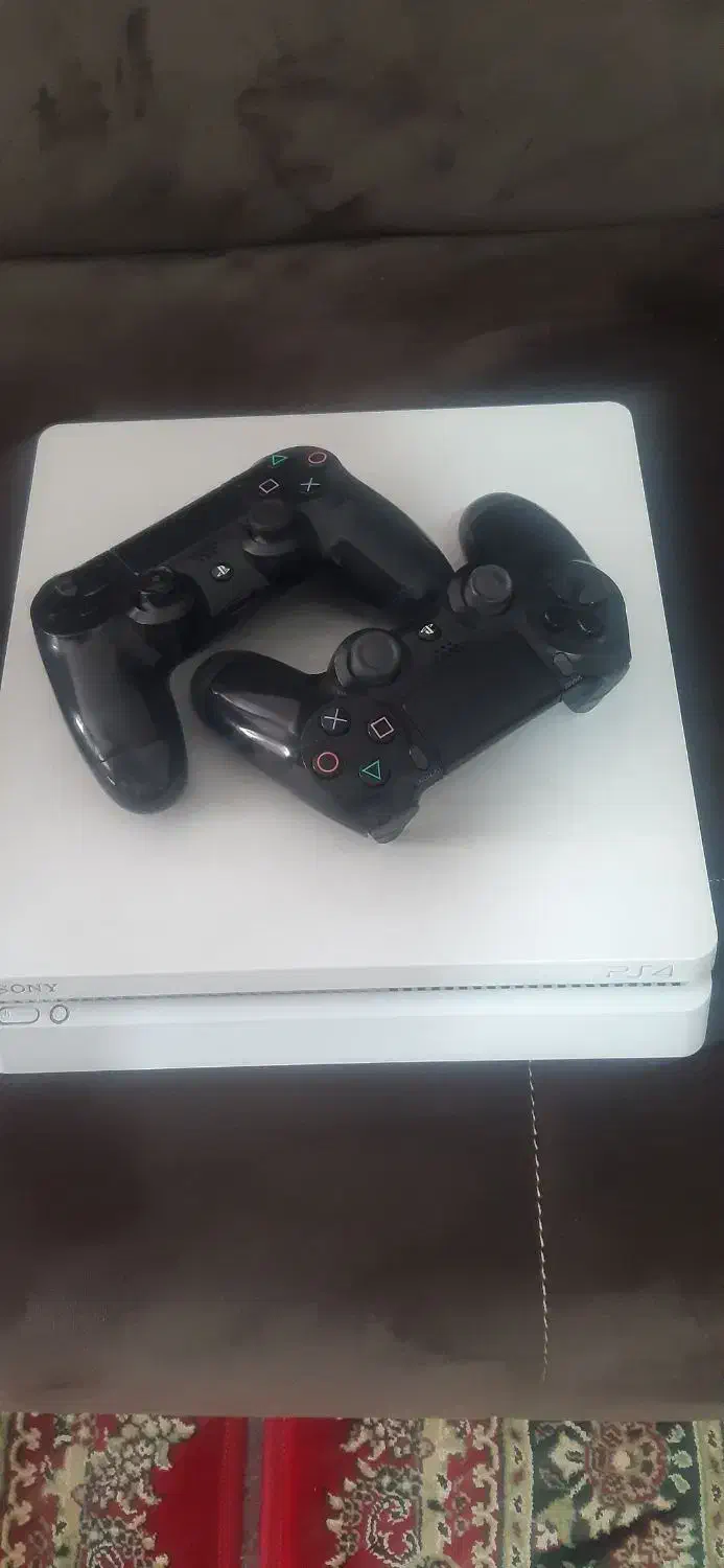 ps4 slim فول گیم کپی خور  دو دسته|کنسول، بازی ویدئویی و آنلاین|سلماس, |دیوار