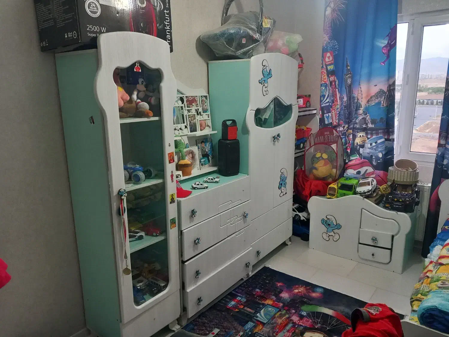 تخت و کمد و میز کامپیوتر و میز تی وی|تخت و سرویس خواب|محمدیه-قزوین, |دیوار