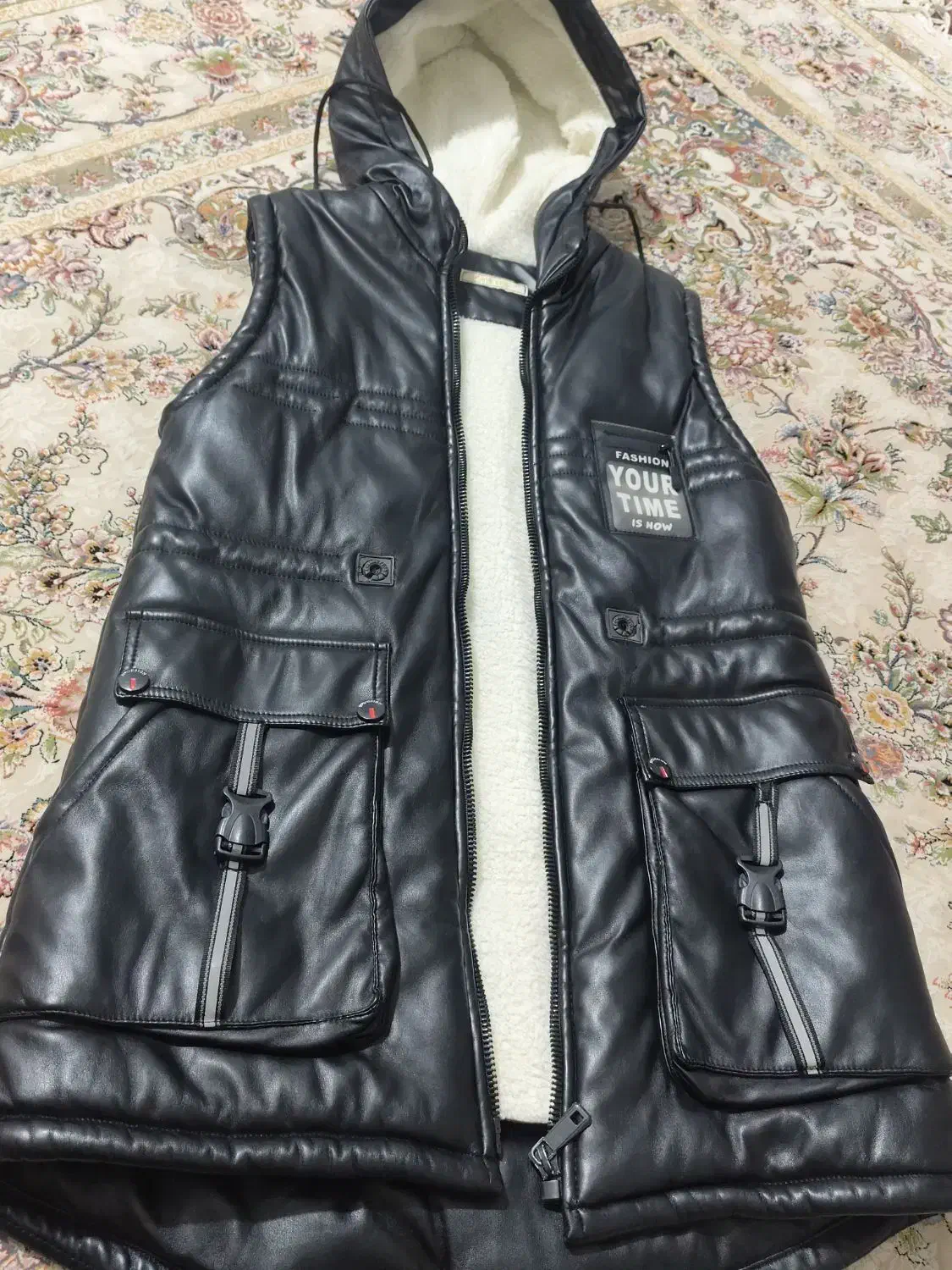 پافر دخترونه چرم|لباس|اقبالیه, |دیوار