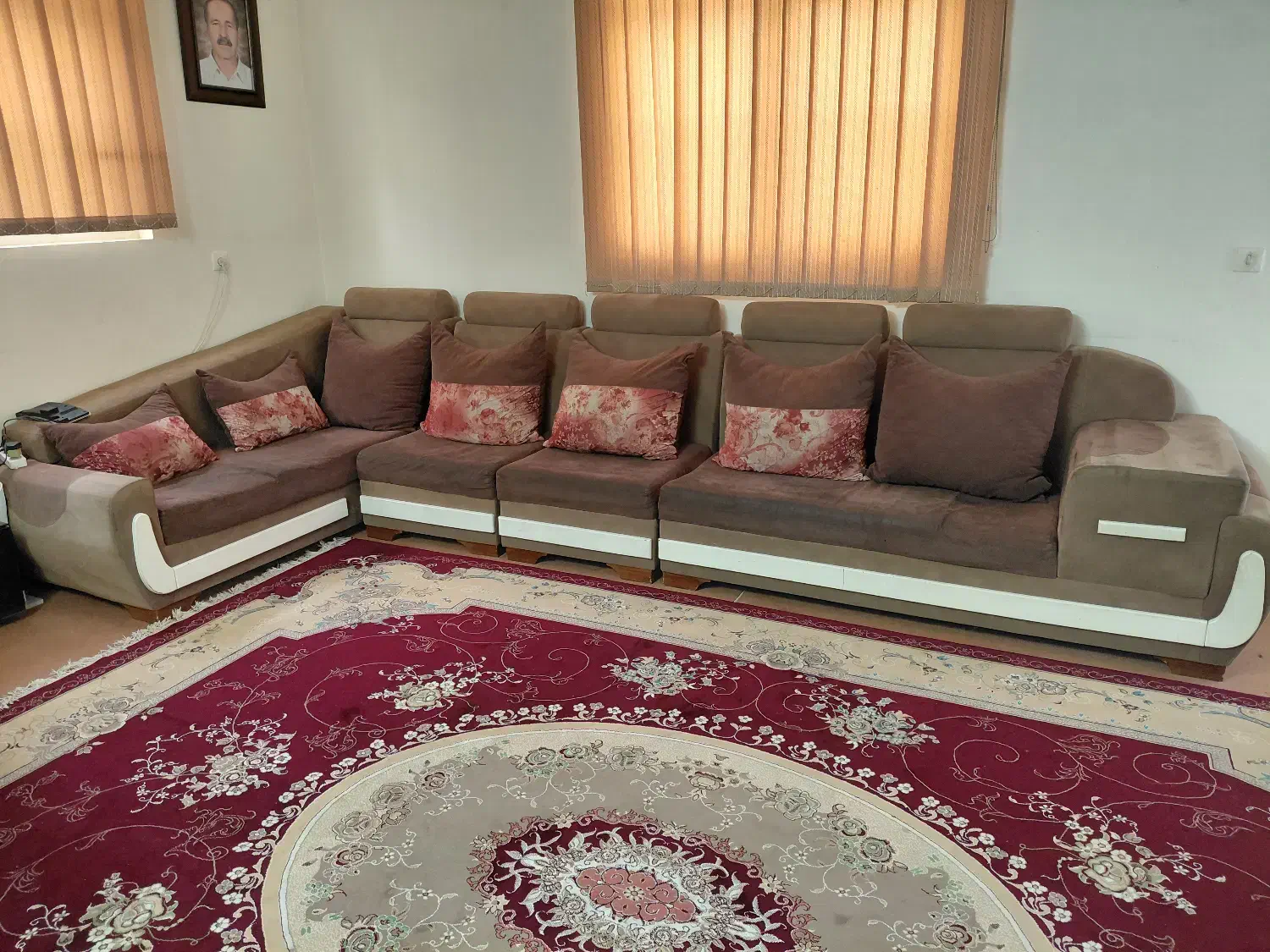 مبل ۷ نفره|مبلمان خانگی و میز عسلی|کازرون, |دیوار