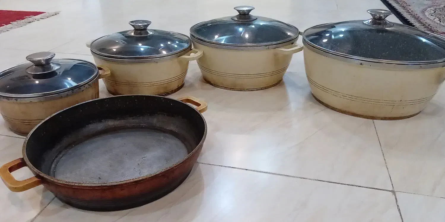 ست قابلمه تفلون گرانیت|ظروف پخت‌وپز|اهواز, فاز ۲ پادادشهر|دیوار