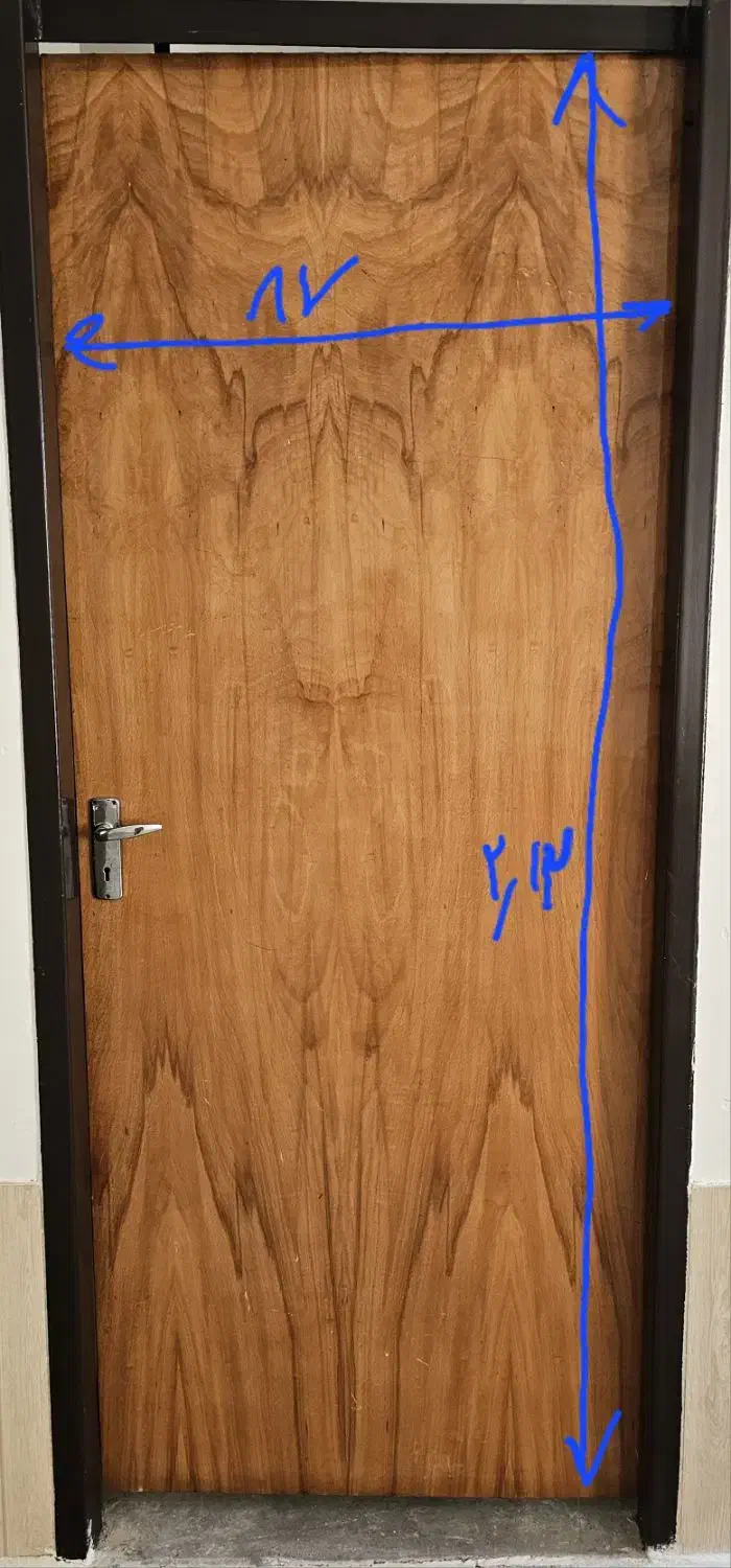 ۴ عدد در به همراه چهارچوب آهنی|مصالح و تجهیزات ساختمان|جهرم, |دیوار