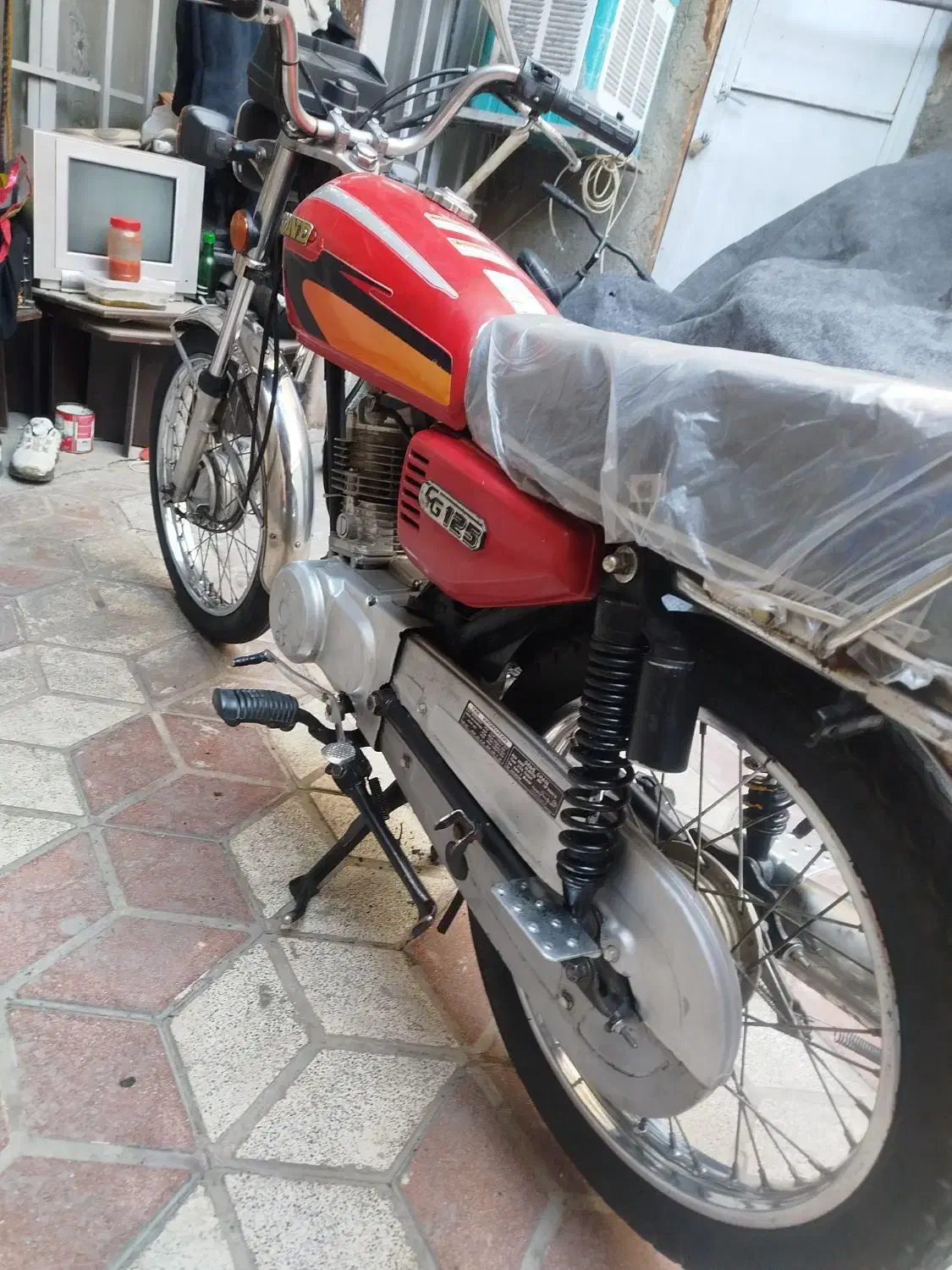 موتور125تکناب مدل85قرمز.شماره تماس|موتورسیکلت|مشهد, شهید معقول|دیوار